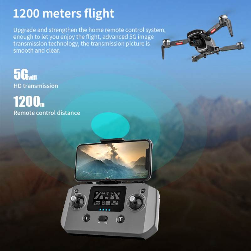 FPV 접이식 GPS RC 쿼드콥터, L106 프로 3 - Drone Camera Professional 리뷰 및 가격